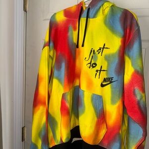 BRAND NEW !! Never worn Nike Multicolor Tie-Dye Hoodie